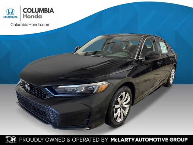 Blue Lagoon Pearl 2026 Honda Civic Sedan Front-Wheel Drive Continuously Variable Transmission