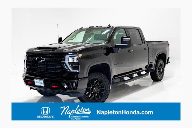 Black 2025 Chevrolet Silverado 2500HD Pickup Truck Four-Wheel Drive Automatic