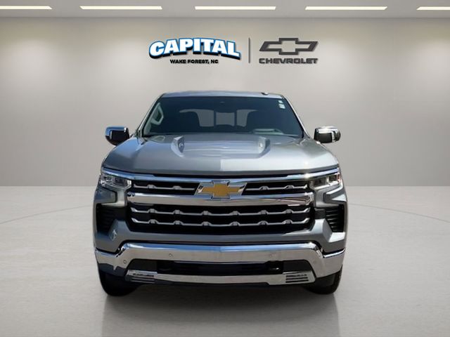 Sterling Gray Metallic 2025 Chevrolet Silverado 1500 LTZ Crew Cab 4WD Pickup Truck Four-Wheel Drive Automatic