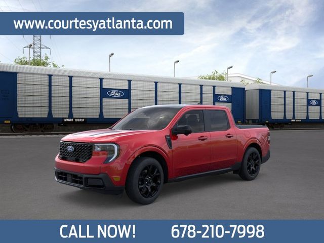 Ruby Red Metallic Tinted Clearcoat 2026 Ford Maverick Lariat SuperCrew AWD Pickup Truck All-Wheel Drive Continuously Variable Transmission