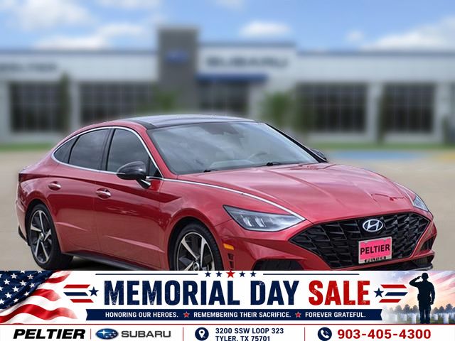 Calypso Red 2021 Hyundai Sonata SEL Plus FWD Sedan Front-Wheel Drive 8-Speed Automatic Overdrive