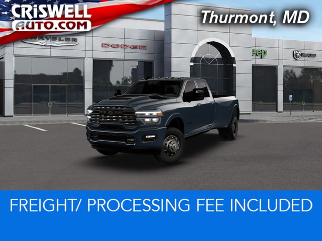 Blue 2026 RAM 3500 Limited Crew Cab LB DRW 4WD Pickup Truck Four-Wheel Drive 8-Speed Automatic
