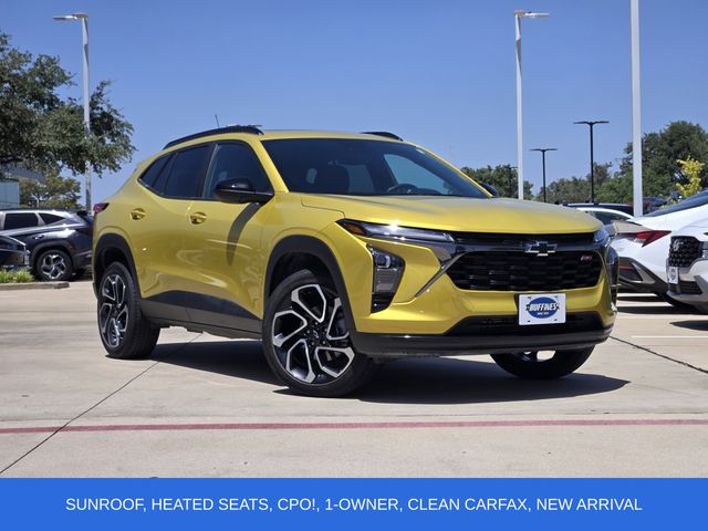Nitro Yellow Metallic 2025 Chevrolet Trax SUV / Crossover Front-Wheel Drive 6-Speed Automatic