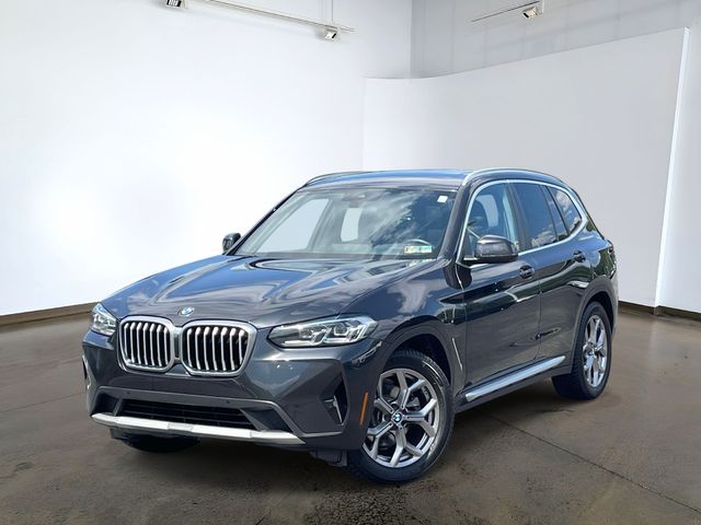Gray (Dark Graphite Metallic) 2022 BMW X3 SUV / Crossover All-Wheel Drive 8-Speed Automatic