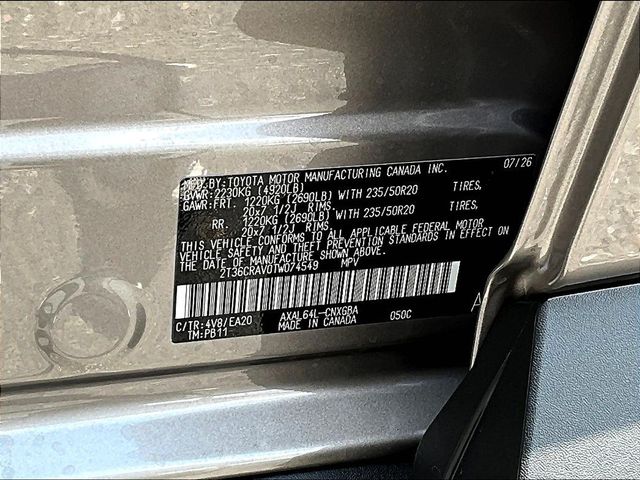 New 2026 Toyota RAV4 SUV
