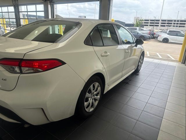 2020 Toyota Corolla LE White at Emmons Autoplex