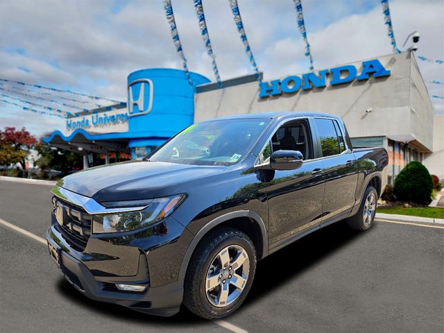 Crystal Black Pearl 2024 Honda Ridgeline Pickup Truck All-Wheel Drive 9-Speed Automatic
