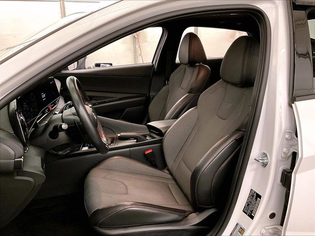 2023 Hyundai Elantra N Line White at Klick Lewis Buick Chevrolet