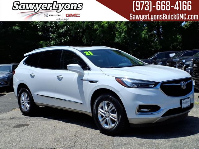 Summit White 2021 Buick Enclave SUV / Crossover Four-Wheel Drive 9-Speed Automatic