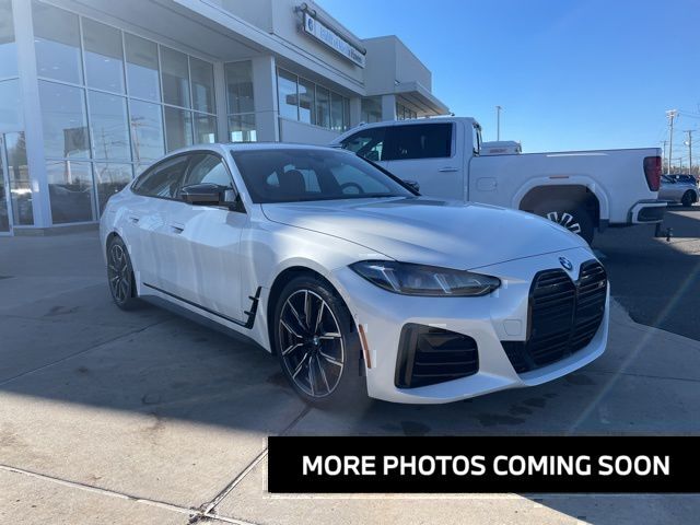 White Metallic 2025 BMW 4 Series M440i Gran Coupe xDrive Coupe All-Wheel Drive 8-Speed Automatic