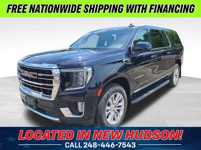 Midnight Blue Metallic 2023 GMC Yukon XL SUV / Crossover Four-Wheel Drive 