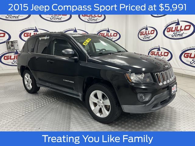 Black Clearcoat 2015 Jeep Compass SUV / Crossover Front-Wheel Drive 6-Speed Automatic