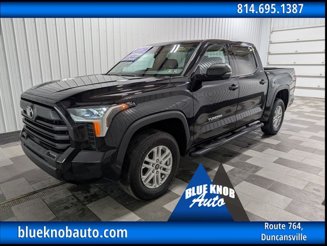 Midnight Black Metallic 2023 Toyota Tundra Pickup Truck Four-Wheel Drive Automatic