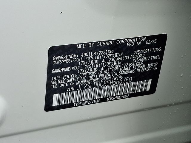 2025 Subaru Forester Premium White at Rafferty Subaru