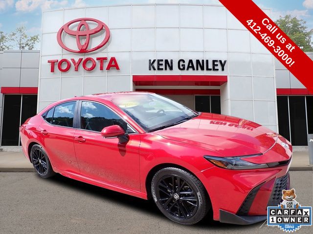 Supersonic Red 2025 Toyota Camry Sedan Front-Wheel Drive Continuously Variable Transmission