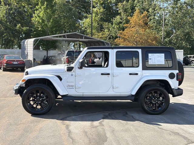 Used 2022 White Jeep Unlimited Sahara 4xe image 10