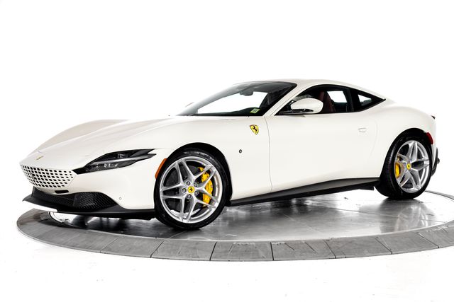 White 2024 Ferrari Roma Coupe Rear-Wheel Drive 8-Speed Manual