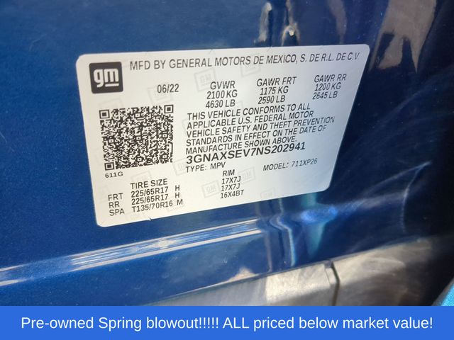 Used 2022 Blue Chevrolet LS image 44