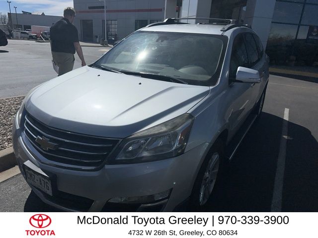 Silver Ice Metallic 2014 Chevrolet Traverse 2LT AWD SUV / Crossover All-Wheel Drive 6-Speed Automatic