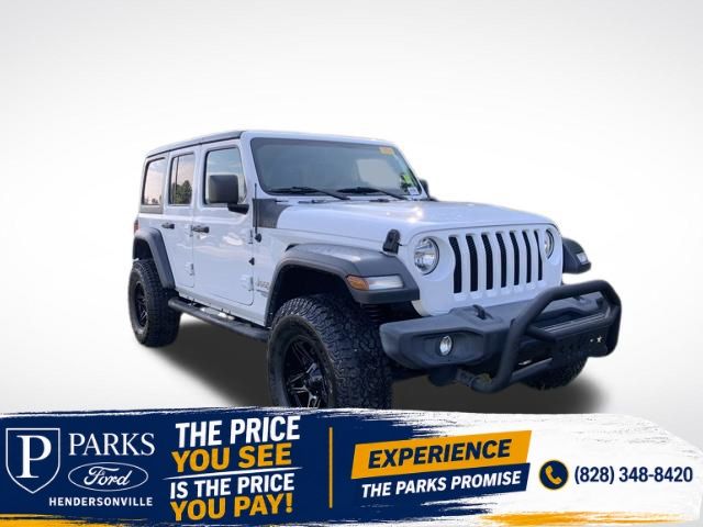 Bright White Clearcoat 2020 Jeep Wrangler SUV / Crossover Four-Wheel Drive 8-Speed Automatic