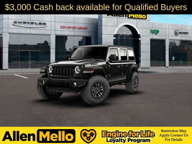 Black Clearcoat 2026 Jeep Wrangler SUV / Crossover Four-Wheel Drive 8-Speed Automatic