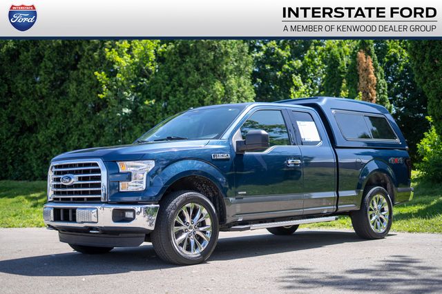 Blue Jeans Metallic 2016 Ford F-150 XLT SuperCab 4WD Pickup Truck Four-Wheel Drive 6-Speed Automatic