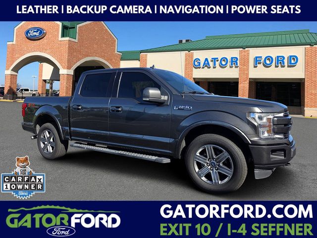 Gray (Magnetic Metallic) 2018 Ford F-150 Lariat SuperCrew 4WD Pickup Truck Four-Wheel Drive Automatic
