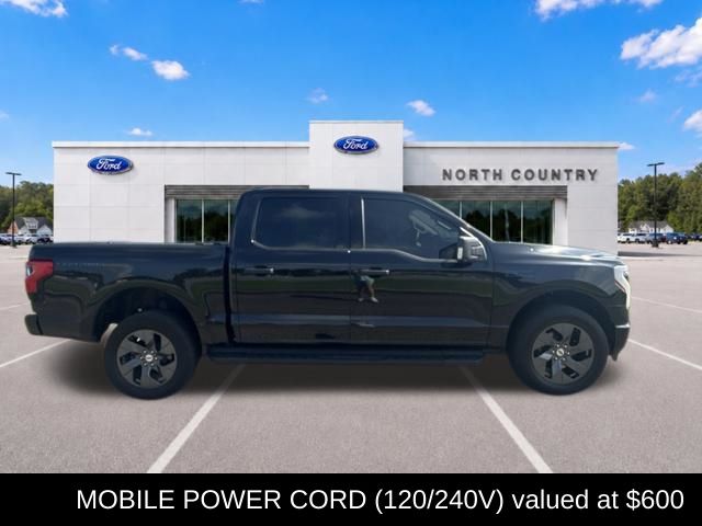 Black Metallic 2025 Ford F-150 Lightning Pickup Truck All-Wheel Drive Automatic