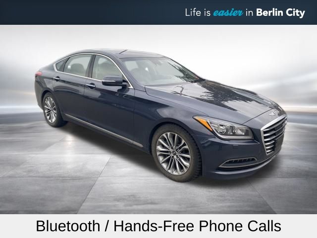 Blue 2017 Genesis G80 3.8L Sedan Rear-Wheel Drive 8-Speed Automatic