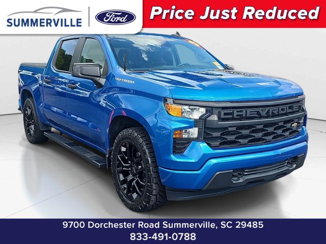 Blue 2023 Chevrolet Silverado 1500 Pickup Truck 4X2 8-Speed Automatic