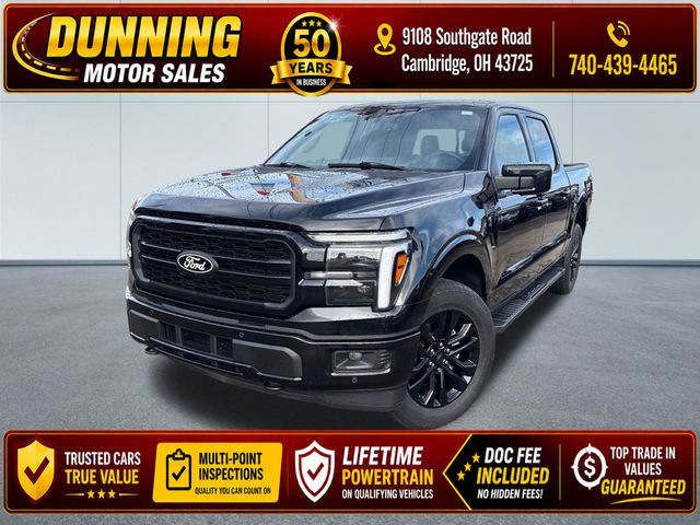 Agate Black Metallic 2025 Ford F-150 Pickup Truck Four-Wheel Drive Automatic