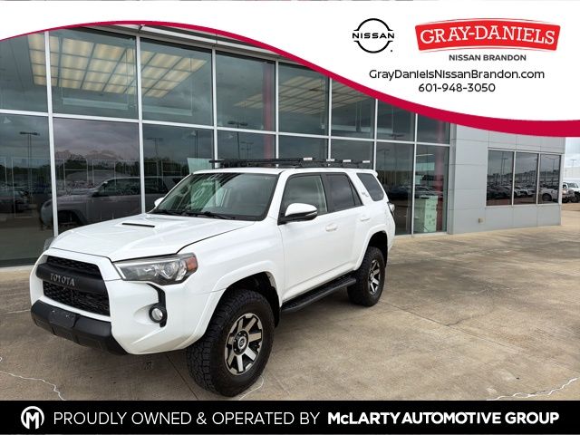 Super White 2019 Toyota 4Runner TRD Off-Road Premium 4WD SUV / Crossover Four-Wheel Drive 5-Speed Automatic Overdrive