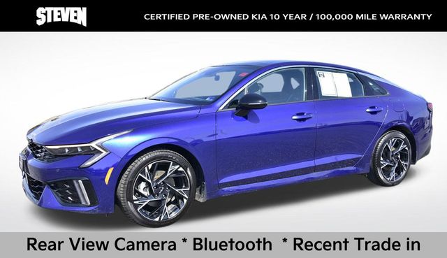 Yacht Blue 2025 Kia K5 GT-Line FWD Sedan Front-Wheel Drive 8-Speed Automatic