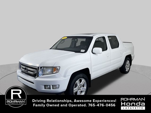 White 2011 Honda Ridgeline Pickup Truck Four-Wheel Drive 5-Speed Automatic