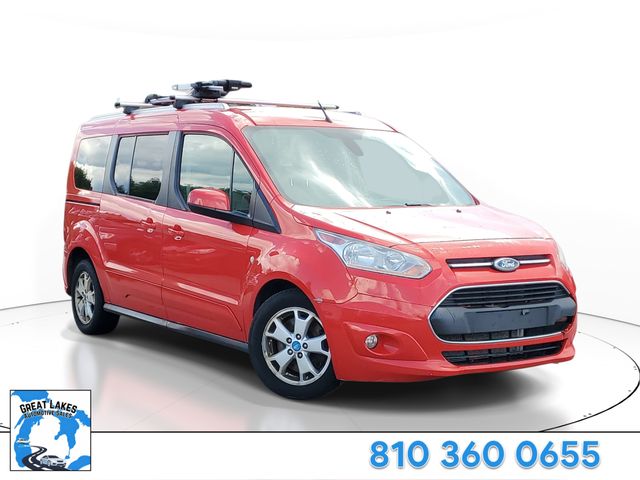 Race Red 2015 Ford Transit Connect Van Front-Wheel Drive 6-Speed Automatic