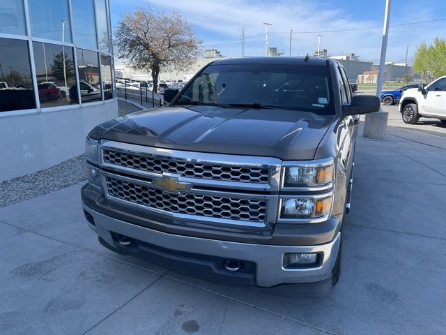 Brownstone Metallic 2014 Chevrolet Silverado 1500 LT Crew Cab 4WD Pickup Truck Four-Wheel Drive 6-Speed Automatic Overdrive