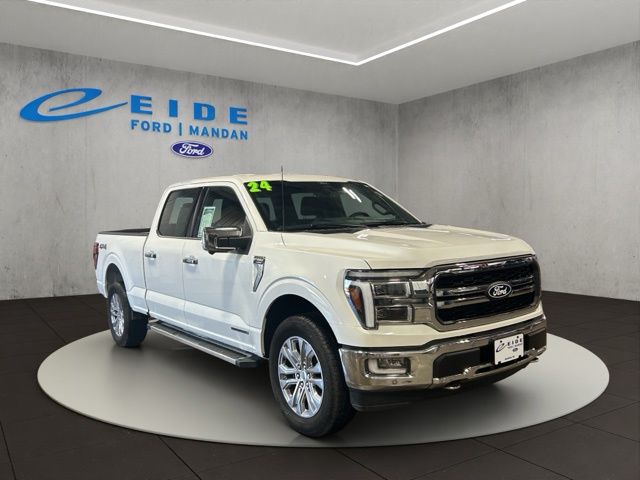 White Metallic 2024 Ford F-150 Pickup Truck Four-Wheel Drive Automatic