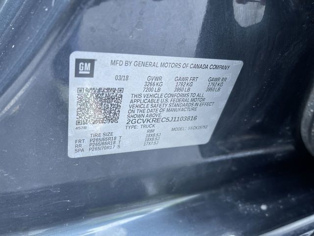Used 2018 Chevrolet Silverado 1500 For Sale in New Hudson, MI