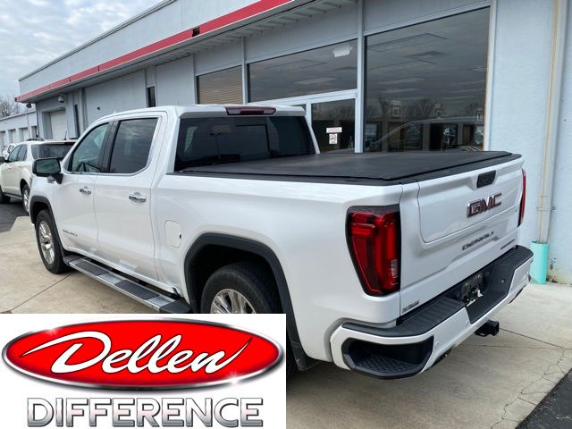 White Frost Tricoat 2019 GMC Sierra 1500 Denali Crew Cab 4WD Pickup Truck Four-Wheel Drive 8-Speed Automatic