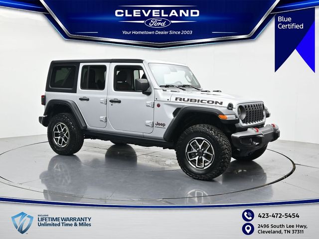 Silver Zynith Clearcoat 2024 Jeep Wrangler SUV / Crossover Four-Wheel Drive 8-Speed Automatic