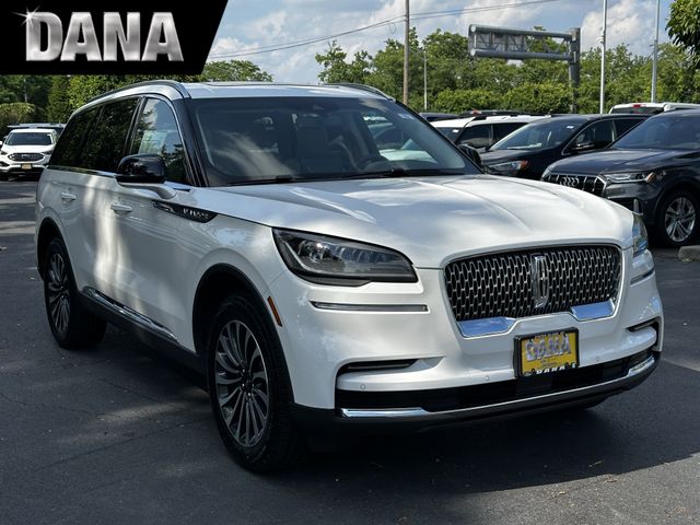 Pristine White Metallic Tri-Coat 2023 Lincoln Aviator Standard AWD SUV / Crossover All-Wheel Drive Automatic