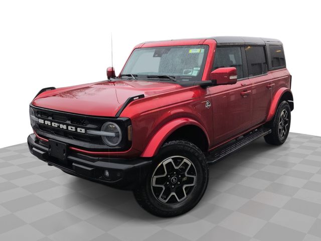 Chili Pepper Red 2022 Ford Bronco Outer Banks 4-Door 4WD SUV / Crossover Four-Wheel Drive Automatic