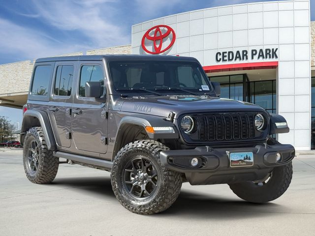 Gray (Granite Crystal Metallic Clearcoat) 2025 Jeep Wrangler SUV / Crossover Four-Wheel Drive 8-Speed Automatic