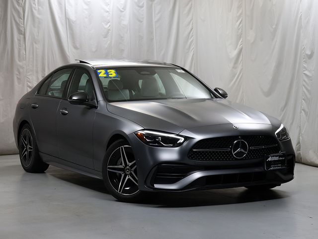 MANUFAKTUR Selenite Gray Magno 2023 Mercedes-Benz C-Class Sedan All-Wheel Drive 9-Speed Automatic