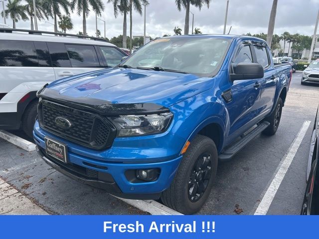 Blue Metallic 2023 Ford Ranger XLT SuperCrew RWD Pickup Truck 4X2 Automatic