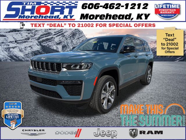 Gray (Steel Blue) 2026 Jeep Grand Cherokee L SUV / Crossover Four-Wheel Drive 8-Speed Automatic