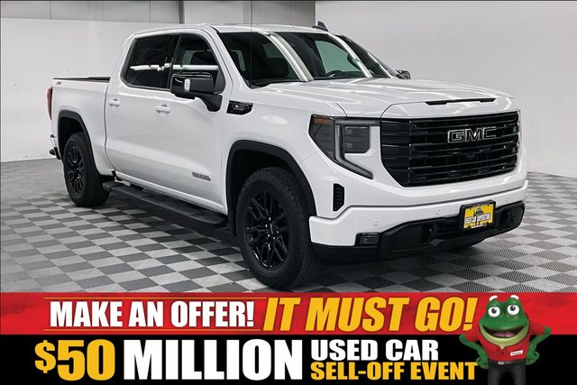 Summit White 2024 GMC Sierra 1500 Pickup Truck Four-Wheel Drive 10-Speed Automatic