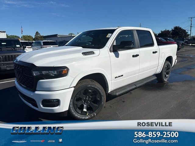 Bright White Clearcoat 2026 RAM 1500 Pickup Truck Four-Wheel Drive 8-Speed Automatic