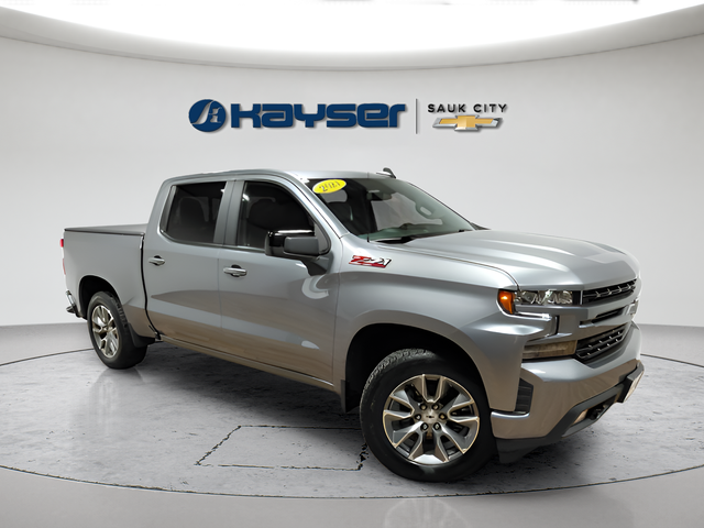 Gray (Satin Steel Metallic) 2021 Chevrolet Silverado 1500 Pickup Truck Four-Wheel Drive 8-Speed Automatic