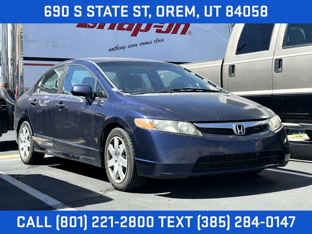 2008 Honda Civic Sedan Front-Wheel Drive 5-Speed Manual Overdrive